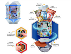 2 packs of Disney Mystery Capsules with surprise Disney & Pixar vinyl figurine