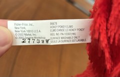 Vintage 2002 Sesame Street Hokey Pokey Elmo with Original Box Works