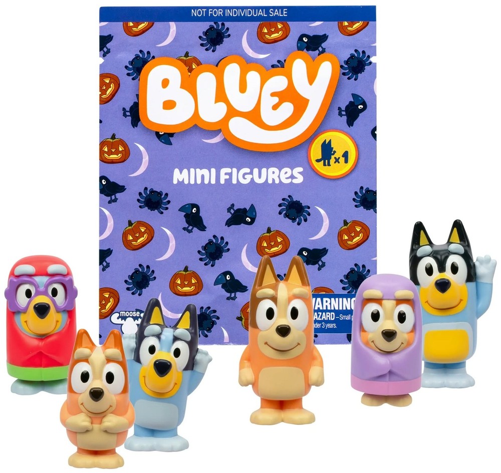 Bluey Halloween Trick-or-Treat 3-Inch Pack [1 RANDOM Mini Figure]