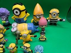 A Lot Of 15 Differant Minions Figures, Various Sizes and years
