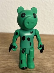 Roblox Piggy3.5 ActionFigure Dinopiggy Articulated Green PVC Toy