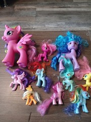 Hasbro My Little Pony Mixed Figures Lot of 10 see photos