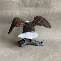 Schleich Bald Eagle Wings Spread On Branch 14780 Wildlife Realistic Bird Animal