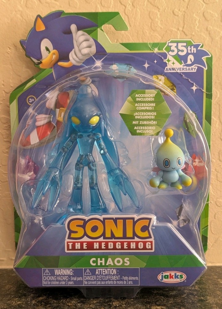 Sonic the Hedgehog Chaos with chao figures Jakks Pacific Sonic 35th Anniversary