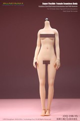 JIAOU DOLL JOQ-19B 1/6 Small Bust Narrow Shoulder Dismantle Foot Figure Body Toy