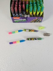 Teenage Mutant Ninja Turtles Rocket Eraser Full Retail Box 36 Count Nickelodeon