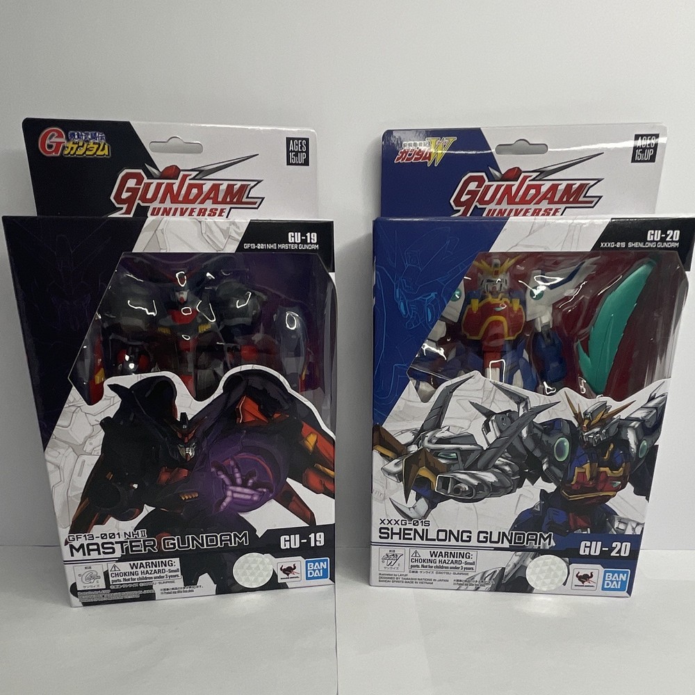 Bandai Gundam Universe Master Gundam GU-19 & Shenlong Gundam GU-20 – NEW SEALED