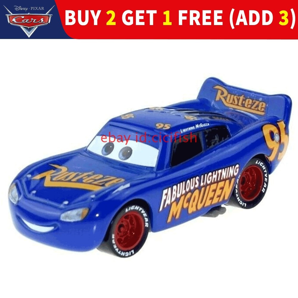 Mattel Disney Pixar Cars 3 Fabulous Lightning McQueen 1:55 Diecast Car Gift