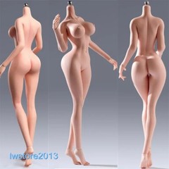 YM501 1/6 Large Breast Thin Waist Girl 12″ Female Action Figure Body Hands Foot