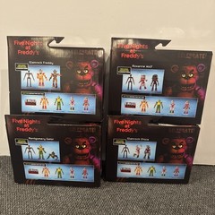 Five Nights at Freddy’s FNAF Endo Series Wave 3 COMPLETE SET Of 4 Montgomery+++