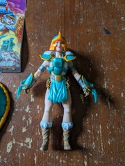 Turtles of Grayskull Teela Figure Loose Complete Figure MOTU x TMNT Mattel