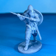 Action Figures. Resin soldiers Viking 40mm miniature of a warrior of the north
