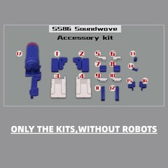 IN STOCK! GO Better 3D DIY Filler Shoulder Cannon Upgrade Kit For SS86 Soundwave