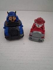Paw patrol racer Marshall Fire truck attached figure Chase in police car lot 2