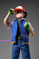 Joy Man Toys Ash Ketchum 1/12 Action Figure Model Anime 6” Toy Collection New