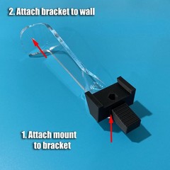 Starship Wall Mount for Star Wars Kylo Ren’s TIE Silencer (2016) The Last Jedi
