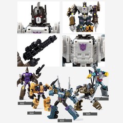 HZX Defensor Bruticus Superion Devastator 30CM IDW Transformation Toys NO BOX