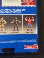 LJN WWE Wrestling Superstars John Cena Figure Blue Card Signed Target Exclusive