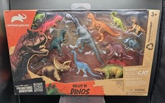 Animal Planet Valley Of Dinos Dinosaur Figure Set 14 Pieces Ages 3+