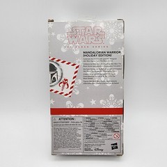 Hasbro Star Wars Mandalorian Warrior Holiday Edition Black Series NEW/SEALED