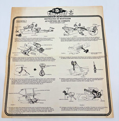 RARE – 1983 GI Joe Brazil Comandos Em Acao Dragonfly Original Blueprints