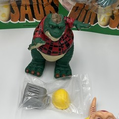 Vintage Disney The Dinosaurs TV Show Sinclair Family Figures Loose w/Access. +