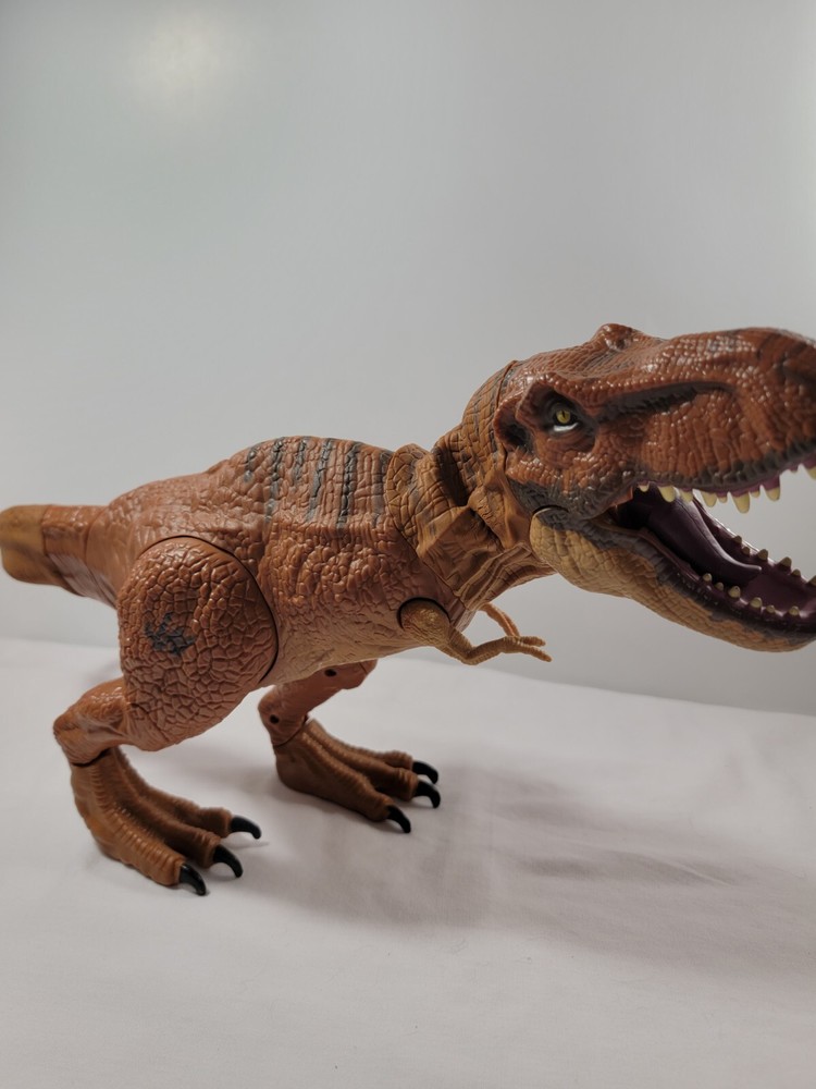 2015 Hasbro Jurassic World Tyrannosaurus Rex T-Rex Figure w/ Sound 19” Works!