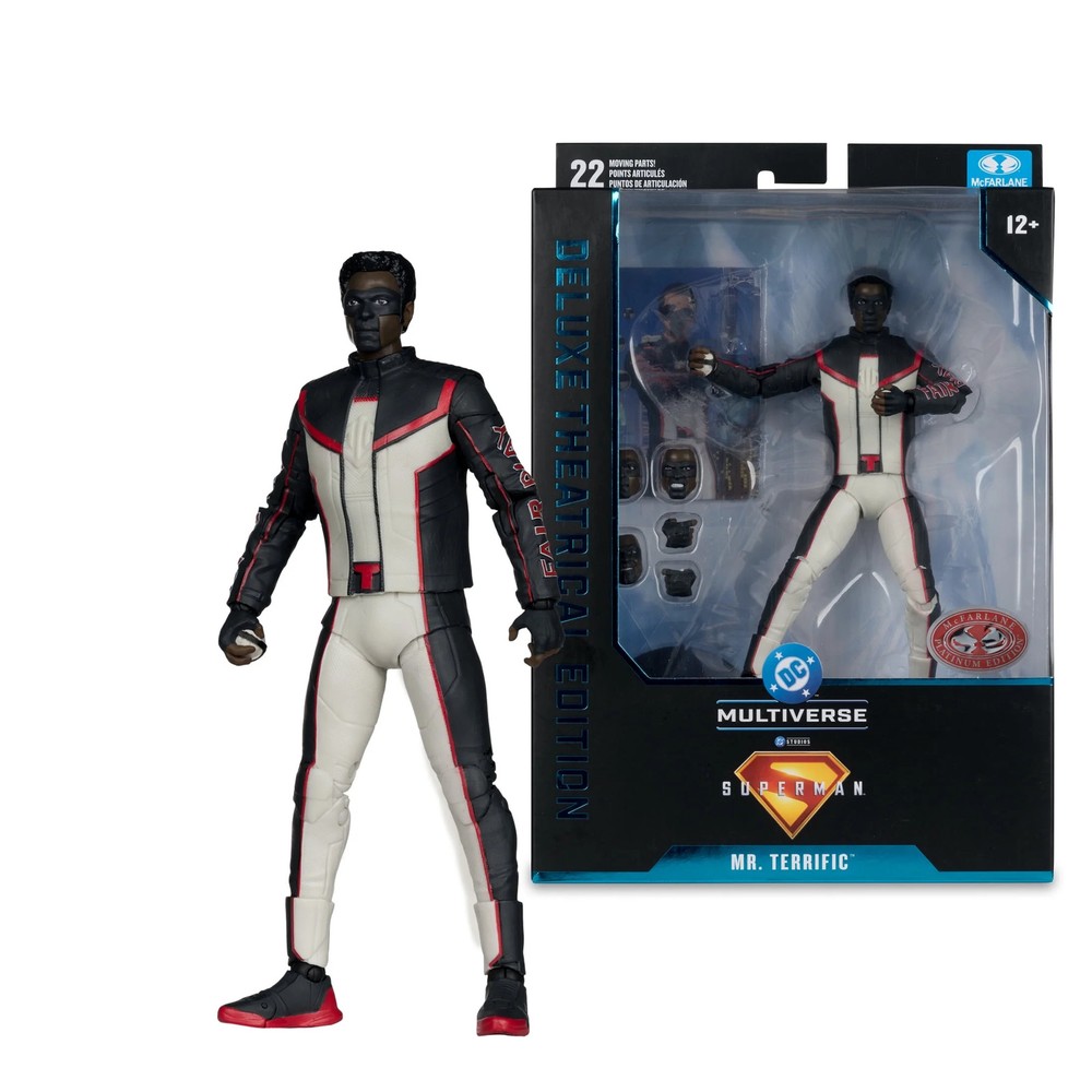 DC Multiverse Mr. Terrific 7″ Action Figure (Superman Movie) Red Platinum Deluxe