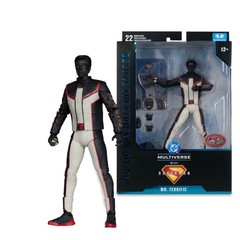 DC Multiverse Mr. Terrific 7″ Action Figure (Superman Movie) Red Platinum Deluxe
