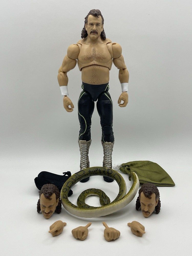 Jake The Snake Roberts Ultimate Edition Series 32 WWE Mattel Action Figure loose