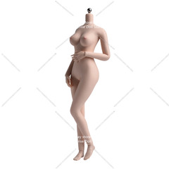 1:6 Female Makeup Seamless Body With detail Pale Skin Medium Breast 12″ Figure