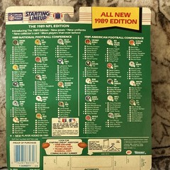 Kenner Starting Lineup 1989 NFL Edition Tony Dorsett Figure Card & Helmet