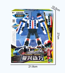 Tobot V Galaxy Detectives Power Train Transforming Vehicles Robot Figure Toy