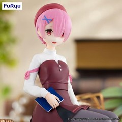 FuRyu Re:Zero Rem & Ram Book Girl Noodle Stopper Figure Set US SELLER