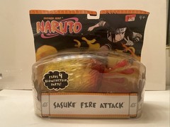 RARE 2006 Naruto Shonen Jump SASUKE FIRE ATTACK Weapon Accessory Set SEALED/NEW