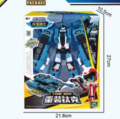 TOBOT V Galaxy Detectives Tank Man Action Transform Figure Commander Robot