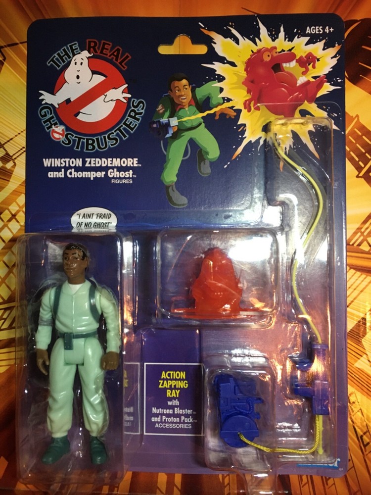 Hasbro Kenner REAL GHOSTBUSTERS WINSTON ZEDDEMORE retro MOC English only version