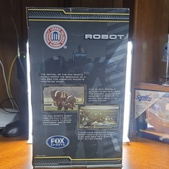 Fox Sports Robot Action Figure 10 Inch Blue Poseable Articulated Removable Pads