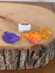 Lost Kitties Mice Mania Series 2 & 3 Cat Figures Lot of 4 Hasbro