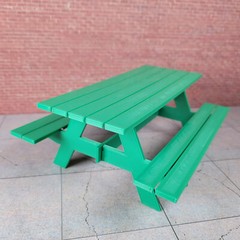 Picnic Table Model Prop Kit 1/10 Scale Action Figure Diorama Dollhouse Accessory