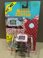 Pee Wee Herman Windup Magic Screen & Ricardo Action Figs By Matchbox 1988 MOC