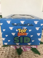 1996 RARE MIB MEDICOM TOY STORY ANDY & SID VINYL COLLECTIBLE DOLLS SET