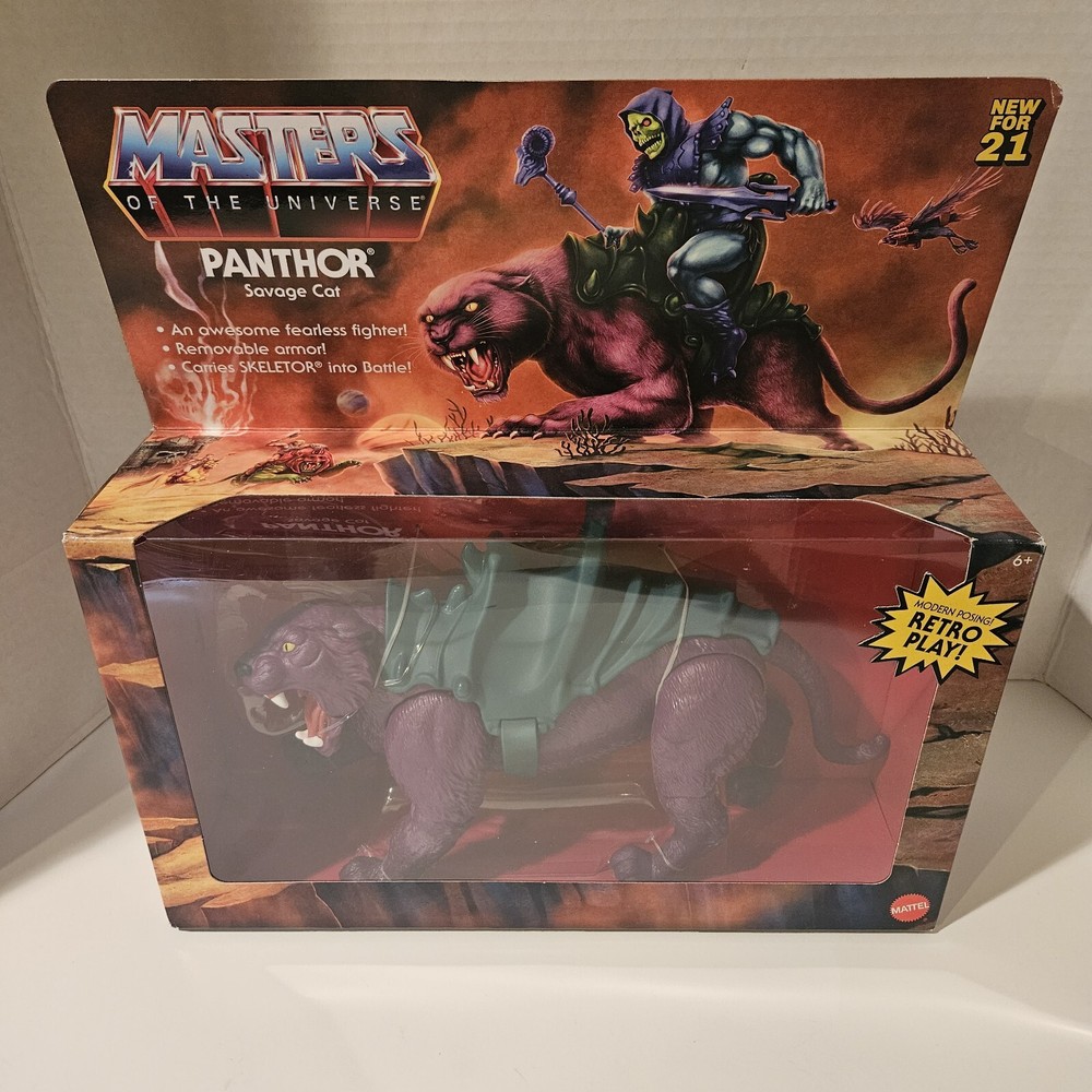 Masters of the Universe Origins Panthor MOTU Savage Cat Retro Play NIB