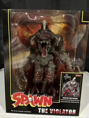 McFarlane Spawn Bloody Violator with Signed Art Print Gamestop Exclusive! NIB