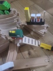 70 Pieces Wooden Thomas The Train Tracks/Brio.