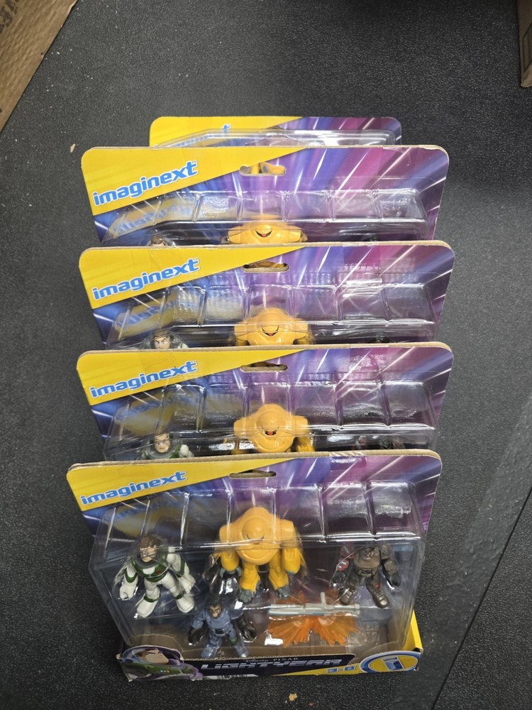 5 Box DISNEY PIXAR Imaginext Lightyear Figure Set Toy Bundle