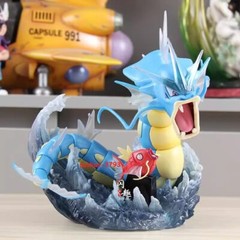 Red Gyarados Anger Anime Game Figure Statue Toy 20cm Box New Zction Gift Toy