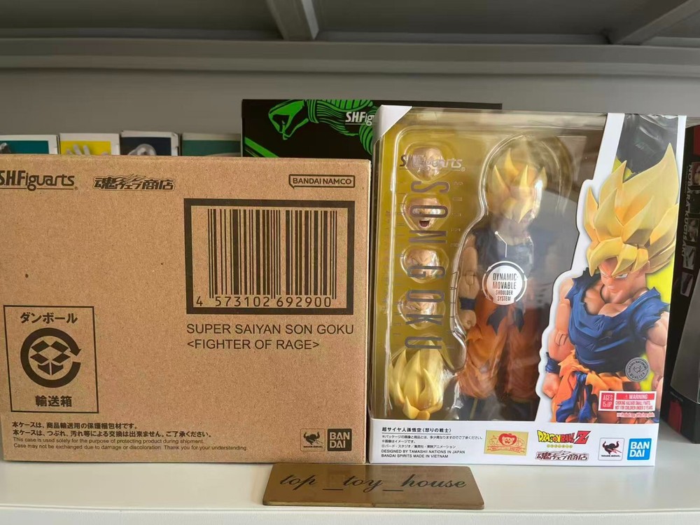 Bandai S.H.Figuarts Super Saiyan Goku Angry Warrior Dragon Ball Z New In Stock
