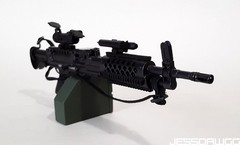 1/6 MK46 assault rifle machine gun by Dragon 12″ figure Military Gi Joe BBI army