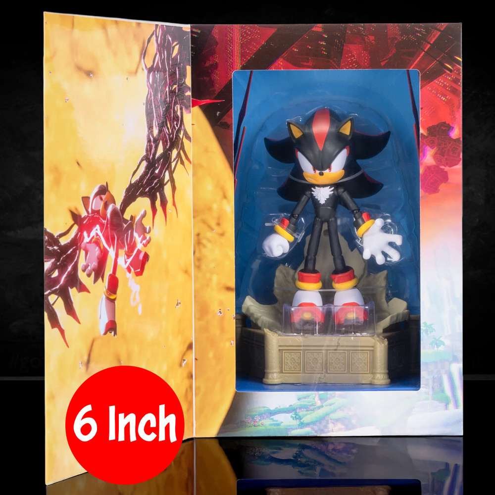 Shadow the Hedgehog Collector’s Edition Action Figure – 6in Customizable &